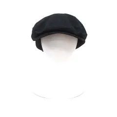 ラコステ LACOSTE 帽子 ハンチング帽 ワンポイント コットン 59cm 黒 ブラック /YKのサムネイル