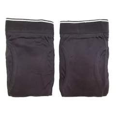 メンズ下着 ボクサーパンツ 前開き無地ブリーフ LL ブラック（2枚組セット）