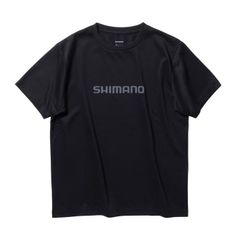シマノ◇ドライロゴTシャツ ショートスリーブ SH-021W(ブラック)M/L/XL