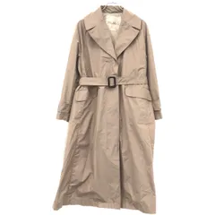 MaxMara マックスマーラ the CUBE ポリエステルコットンベルテッドチェスターコート 902107176 ピンクベージュ系 34のサムネイル
