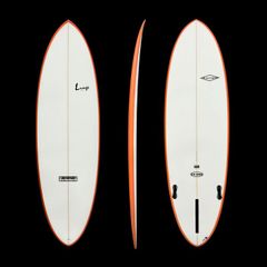 LUNGE KITE TWINミッドレングスサーフボード EPS ブルー 6'4” - メルカリ