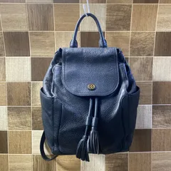 TORY BURCHトリーバーチ バックパック リュック 鞄 レザー 黒 ブラック