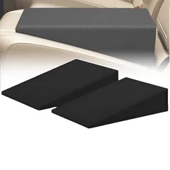 新品 AKMSX 車中泊マット シートフラットクッション 段差解消70mm スペースクッション 車中泊グッズ 車中泊ベッド アウトドア キャンプマット 防災グッズ 車用品 35cm*37cm*高さ7cm 2点セット