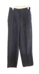 コムデギャルソン COMME des GARCONS HOMME 90s 麻 スラックスパンツ 黒 HP-02041M ボトムスその他 ブラック Mサイズ 103MB-254