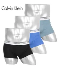 カルバンクライン ボクサーパンツ メンズ セット 3枚 前閉じ 下着 Calvin Klein ck ローライズ s m l xl ブラックブルーセット 正規品 新品 男性 518498 