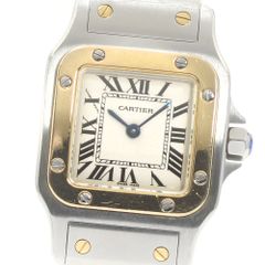 カルティエ CARTIER W20012C4 サントスガルベSM 観音バックル クォーツ レディース_875358