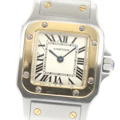 カルティエ CARTIER W20012C4 サントスガルベSM 観音バックル クォーツ レディース_875358のサムネイル