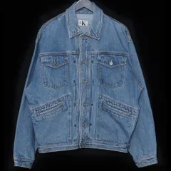 CALVIN KLEIN JEANS Gジャン Mサイズ インディゴ