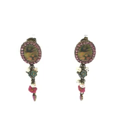 レネレイド　ピアス＆ネックレス　セット　ピンク　リボン レネレイド ピアス＆ネックレス セット ピンク リボン