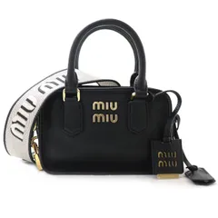 2023年最新】ミュウミュウ 2wayレザーバッグ レディース MiuMiu 中古の