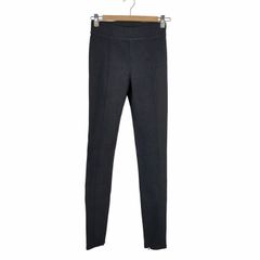 ヘルムートラング HELMUT LANG COATED BLACK SEAM SKNY LG イージーパンツ スキニー スリム ロング レディース UK：24 