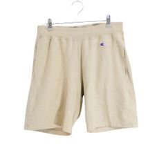【中古A】CHAMPION チャンピオン × Ron Herman ロンハーマン M メンズ ショートパンツ スウェット ベージュ 中古A 古着