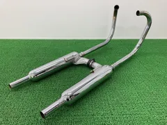 W650 マフラー 左右 K470 カワサキ 純正 バイク 部品 EJ650A ノーマル コケキズ無し 品薄 希少品 車検 Genuine 【中古】 91のサムネイル