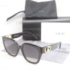 ITB8Z7M2T8DY 美品 DIOR ディオール サングラス 30MONTAIGNES10F ブラック グレーグラデーション レンズ アイテム レディース