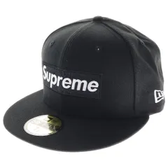 SUPREME (シュプリーム) 20AW ×NEW ERA World Famous Box Logo ニューエラ ワールドフェイマス ボックスロゴ ベースボールキャップ 帽子 ブラック