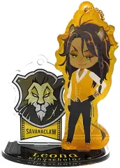 【中古】雑貨 レオナ・キングスカラー デフォルメキャラクター制服アクリルスタンドチャームVol.1 「ディズニー ツイステッドワンダーランド」