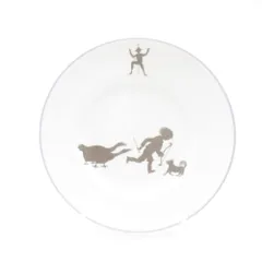 HERMES 鳥と植物のデザイン皿 2枚セット HERMES 鳥と植物のデザイン皿 2枚セット HERMES 鳥と植物のデザイン