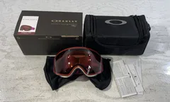 【紫波59-4-0216kg】AKLEY Flight Deck M Purple Terrain オークリー フライトデッキM スノーゴーグル