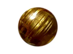 「1点もの 現品」 1粒売り ゴールドルチルクォーツ 12mm タイチンルチル パワーストーン バラ売り 天然石 パワーストーン