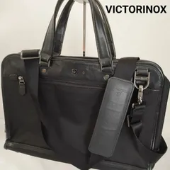 VICTRINOX　ビクトリノックス　2way　ビジネスバッグ　ブリーフケース　ショルダー　黒　ナイロン×レザーのサムネイル
