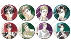 【中古】バッジ・ビンズ 全8種セット 「進撃の巨人 描き下ろし ティータイムver. トレーディング Ani-Art グリッター缶バッジ」