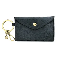 新品 イルビゾンテ IL BISONTE カードケース KEYRING ブル