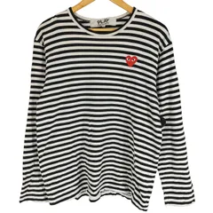 プレイコムデギャルソン PLAY COMME des GARCONS  PLAY STRIPED T-SHIRT メンズ import：L 