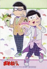 【中古】キャラカード(キャラクター) チョロ松＆トド松 オリジナルイラストカード 「キャラクレ! meets おそ松さん～原宿メンズアイドル松～ 第2弾」 クレープ購入特典