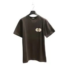 ディオール Dior ディオール Dior × DANIEL ARSHAM 20SS CD LOGO TEE  ロゴTシャツ 半袖 M 黒 ブラック 023J615C0554  メンズ ☆AA★ のサムネイル