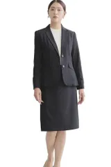 13 号_ブラック [RIRIY?NOリリヤーノ] スーツ レディース スカートスーツ セット レディーススーツ リクルートスーツ スーツセット ビジネススーツ (13号, ブラック)