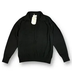 定価39600円 新品 Ernie Palo V Neck L/S Knit Vネックロングスリーブニット セーター アーニパロ EP04KN01 ブラック 50 72765A6のサムネイル