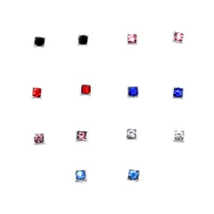 樹脂ピアス セット ピアス ジュエリー アクセサリー シンプル 3mm