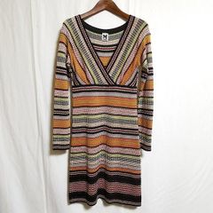 M MISSONI ミッソーニ 総柄 マルチ ワンピース M - メルカリ
