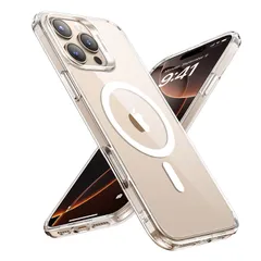 【米軍MIL規格・Magsafe対応】ESR iPhone 16 Pro ケース ワイヤレス充電対応 耐衝撃 いPhone16Pro ケース マグネットスマホケース アイフォン 16 プロ対応Classicハイブリッドケース(HaloLock) iphone1