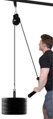ラットプルダウン/LATプルダウン ケーブル トレーニング 筋トレ フィットネス器具 プーリー システム 上腕カール