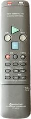 HITACHI TWIN CASSETTE VTR リモコン VT-RM42 ツインカセット 日立