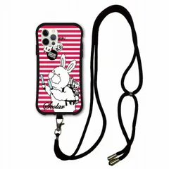 [iPhoneXS Max] スマホショルダー付 スカラー iPhoneSE 第3世代 ケース 耐衝撃 i-coronケース iPhone16 15 14 13 12 11 スマホケース アイフォン 全機種対応 スマホカバー scolar ボーダー ピンク ラ