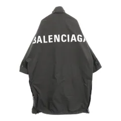 BALENCIAGA (バレンシアガ) バックロゴジップナイロンコート ブラック 518184 TYD36のサムネイル