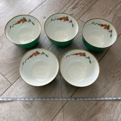 香蘭社 チューリップ柄 湯呑み 5客セット 金彩 - メルカリ