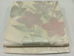 夏帯 訪問着・無地用 西陣織 紗 袋帯 正絹 未使用 Fs1379 - メルカリ