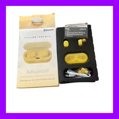 Advanced true wireless bluetooth earphones イヤホン　イエロー