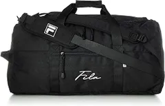 ブラックホワイト [フィラ] ボストンバッグ リュック 大容量 50L 3WAY 旅行バッグ ショルダーバッグ スポーツバッグ 2タイプロゴ 筆記体 正規体 ベルド取り外せる 大型 収納 FM2276-FM2334 ブラックホワイト