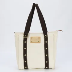 極美品 ルイヴィトン アンティグア カバ MM M40036 レザー トート バッグ 肩掛け ショルダー ハンド A4 レディース RLE BK5-1【中古】