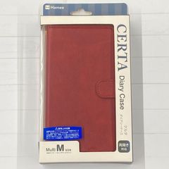  CERTA ケルタ ダイアリーケースマルチタイプ Mサイズ/レッド Y276-847220-1