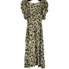 スナイデル snidel バックオープンバリエプリントレーヨンワンピース レディース  0