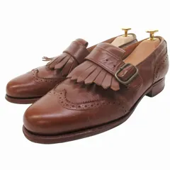 GRENSONグレンソン　タッセルローファー　赤茶　あずき色　UK8E GRENSONグレンソン タッセルローファー 赤茶 あずき色 UK8E
