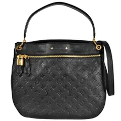 ルイヴィトン LOUIS VUITTON スポンティーニ 2WAY ショルダーバッグ モノグラム アンプラント M42819 ブラック ゴールド金具 SP4196【中古】