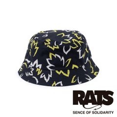 【RATS/ラッツ】LEAF COTTON HAT - BLACK / バケットハット / 24'RA-0414【メンズ】【送料無料】