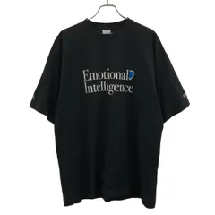 Champion チャンピオン V.A. TOKYO Emotional Intelligence ロゴTシャツ C8-Z359 ブラック XL