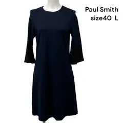 美品◇ポールスミス ロングワンピース シルク ブラウン 美品◇ポール